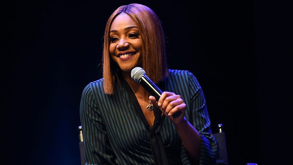 Tiffany Haddish performing live on stage
